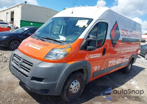 2014 Ram Promaster 2500 High Roof from USA, damaged, VIN 3C6TRVDG0EE102296